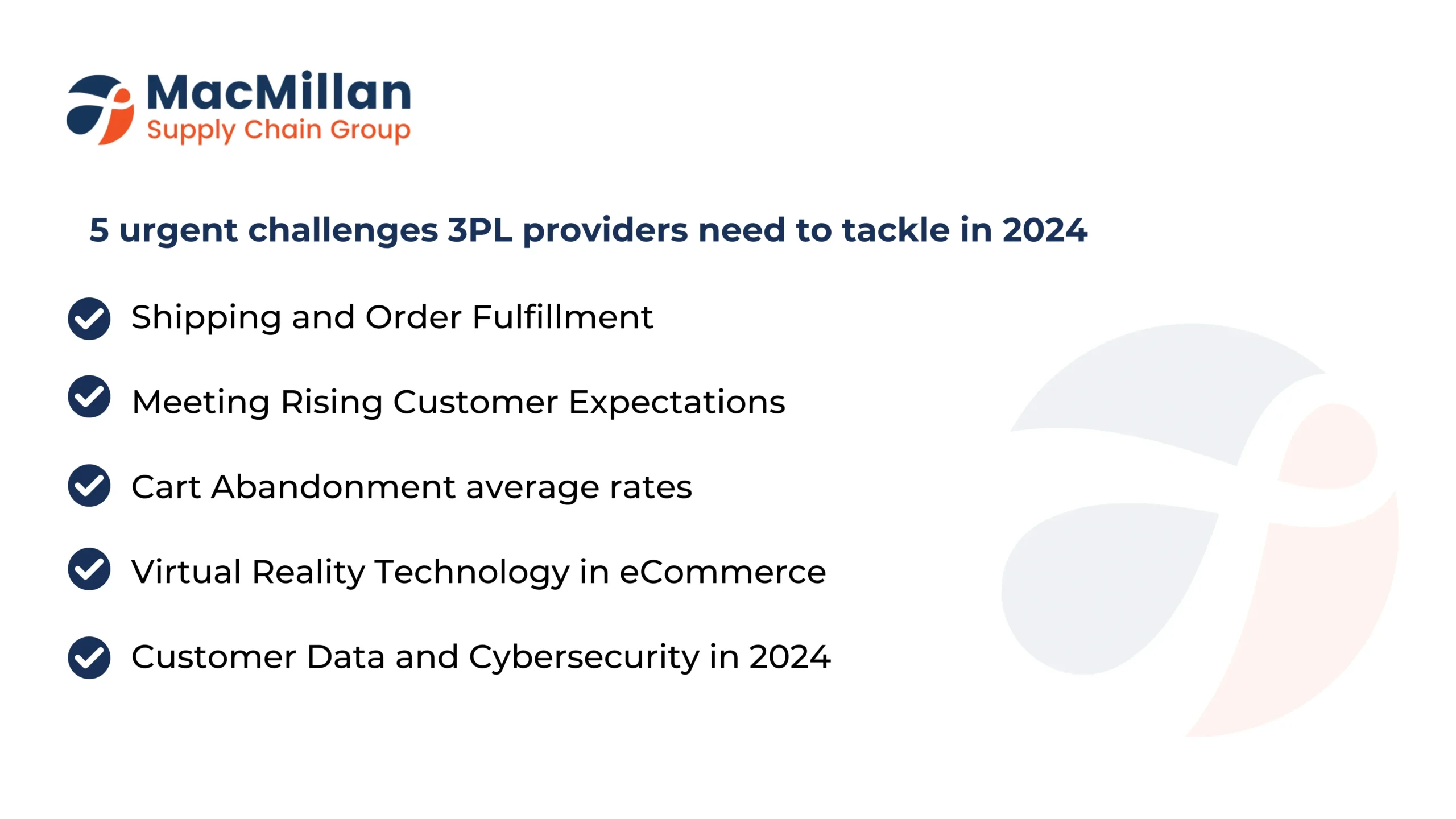 challenges 3PL providers 2024