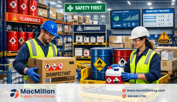 Handling Hazards: How WHMIS-Compliant Logistics Protect Your Homecare Brand | MacMillan SCG
