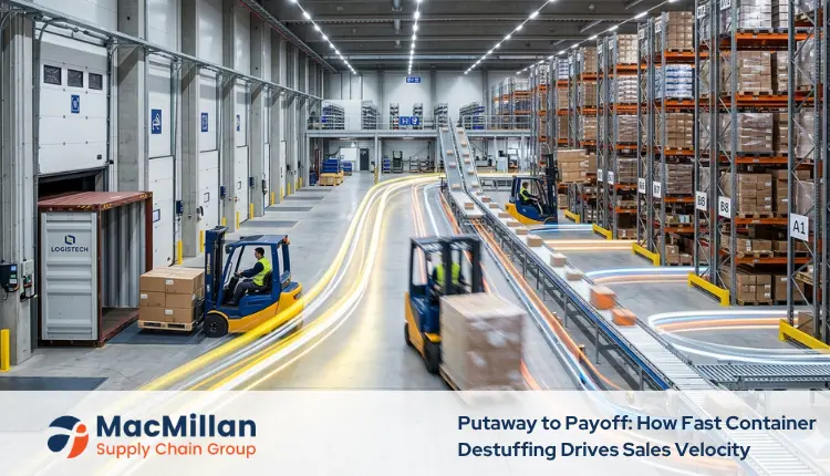 Putaway to Payoff: How Fast Container Destuffing Drives Sales Velocity | MacMillan SCG