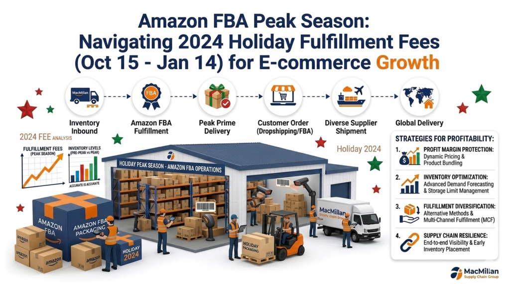 2024 Amazon Holiday Peak Fulfillment Fees: Strategies for Seller Success