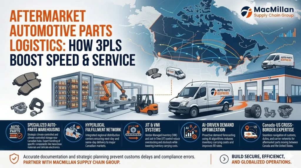 Aftermarket Automotive Parts Logistics: How 3PLs Boost Speed & Service | MacMillan