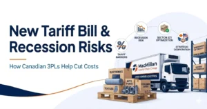 New Tariff Bill & Recession Risks: How Canadian 3PLs Help Cut Costs | MacMillan Supply Chain