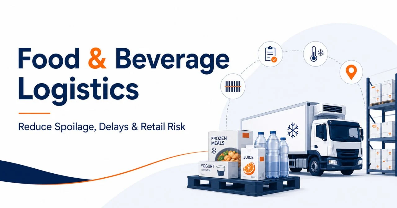 How Food & Beverage Brands Can Reduce Spoilage, Delays, and Retail Risk in 2026