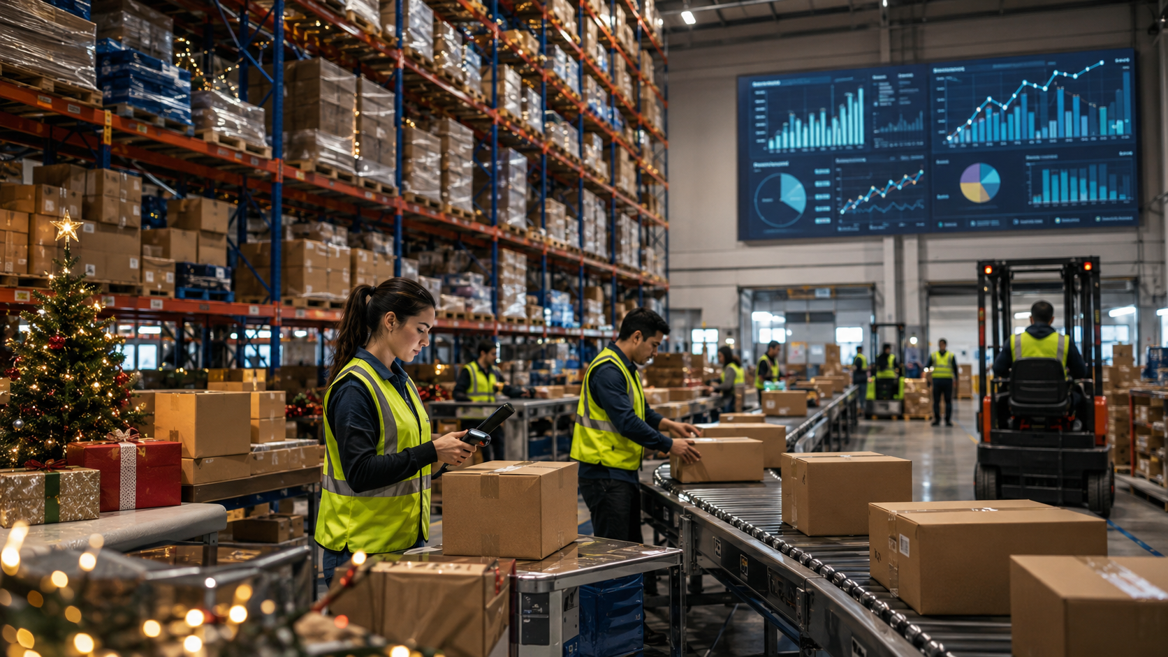 3PL warehouse Christmas peak season