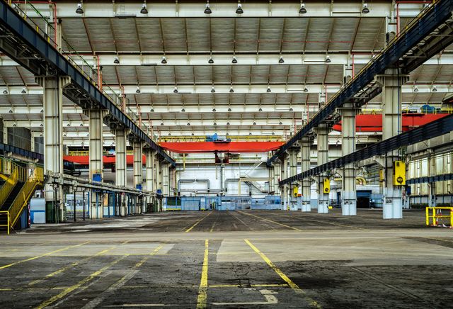 large modern warehouse