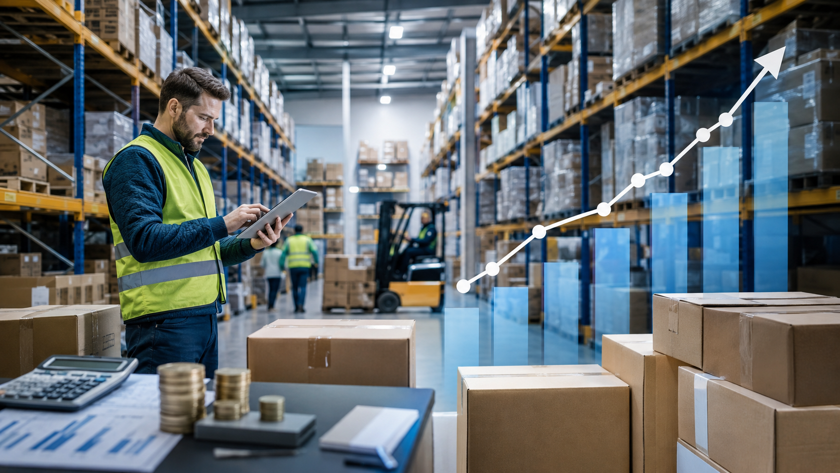 Modern 3PLe-commerce warehouse