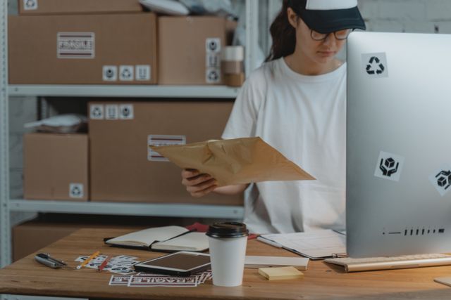 warehouse packaging workstation