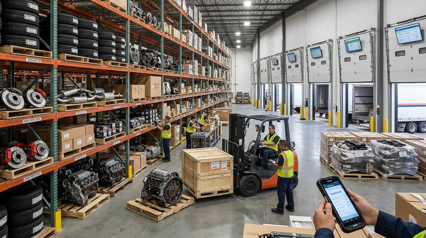 automotive 3PL warehouse fulfillment
