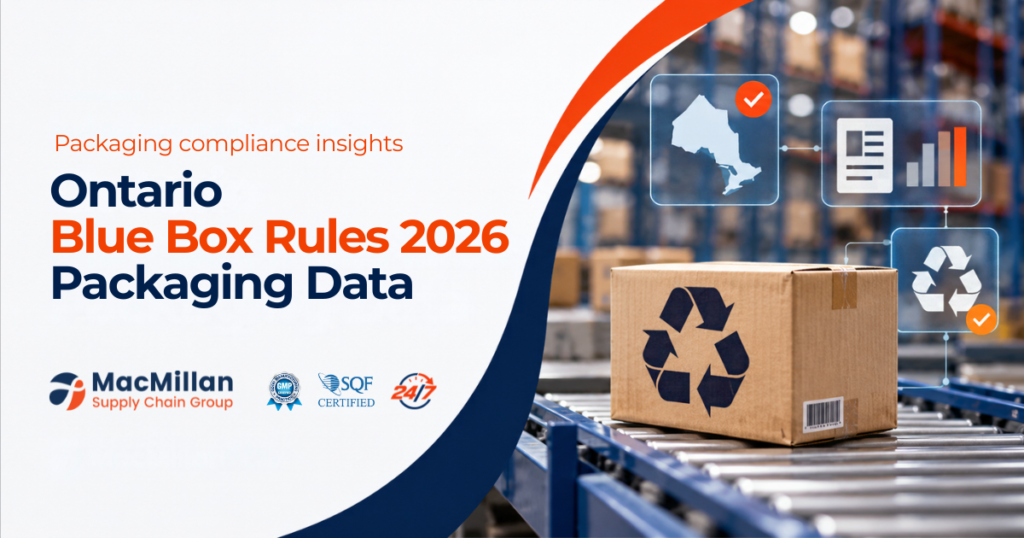 Ontario Blue Box Rules 2026: Packaging Data