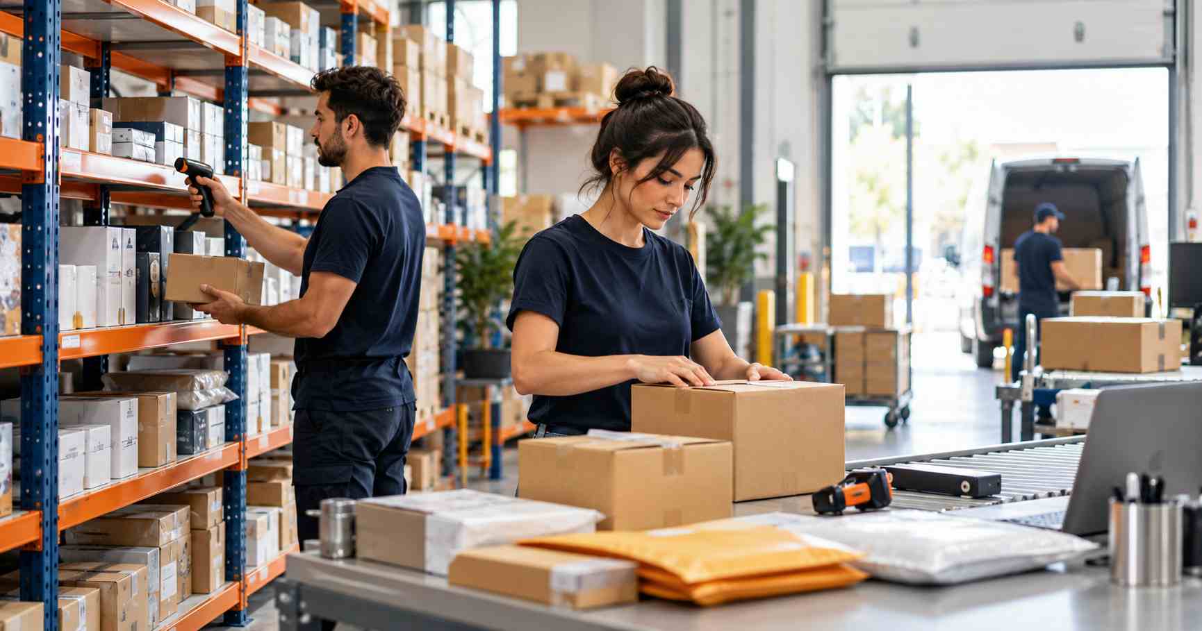 E-commerce fulfillment warehouse operations